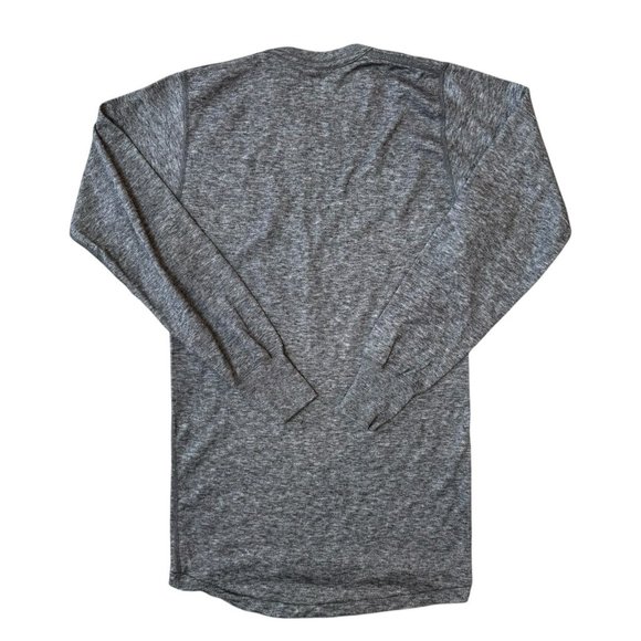 Vtg STANFIELDS Base Layer Top Mens Small Thermal Merino Blend Long Sleeve Gray - Picture 2 of 4